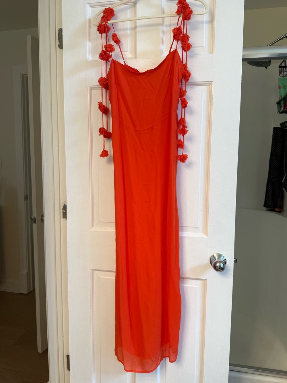 J. Crew Collection rosette-strap sheath dress in chiffon - Picture 6 of 11